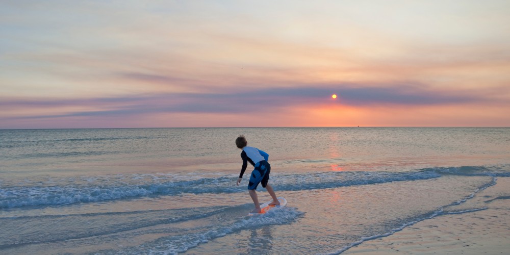 skimboarding-sunset-beach-southwest-florida-paradise-coast