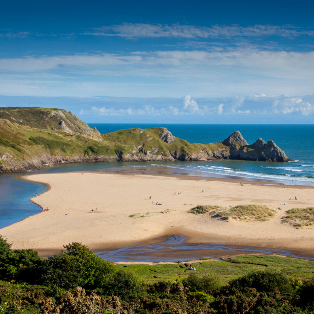 Three Cliffs Bay