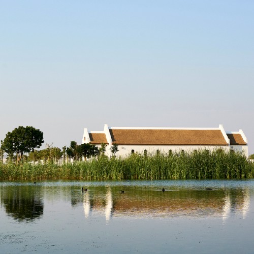 valentina-chapel-reflected-in-lake-south-africa