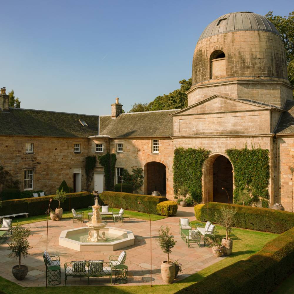 Penicuik Estate exterior courtyard