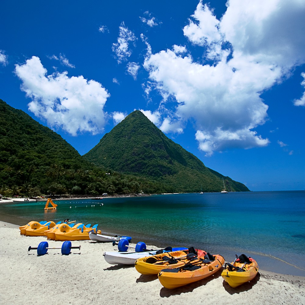 kayaks-on-beach-caribbean