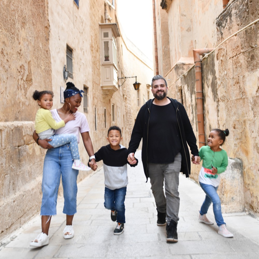 family-mdina-old-town