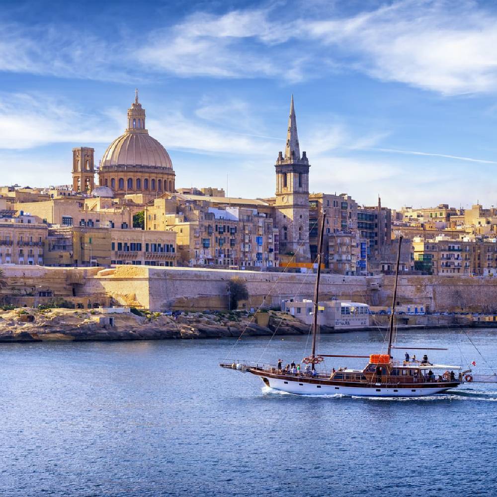 malta from sea