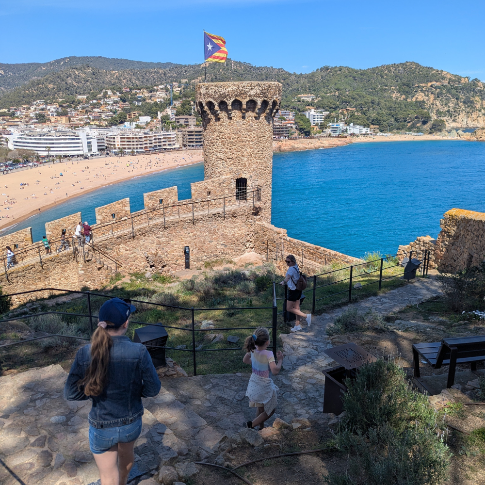 Sam Badley Costa Brava Spain campervan family holiday
