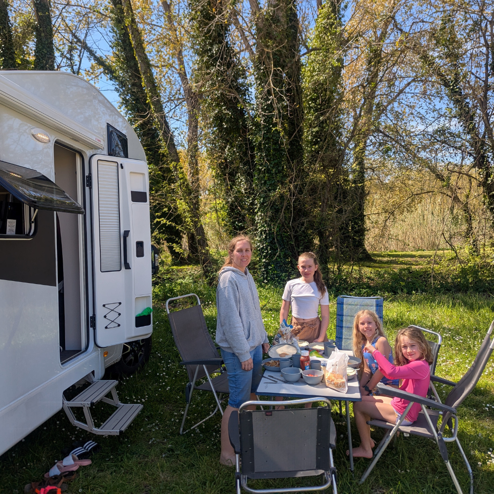 Sam Badley Costa Brava Spain campervan family holiday