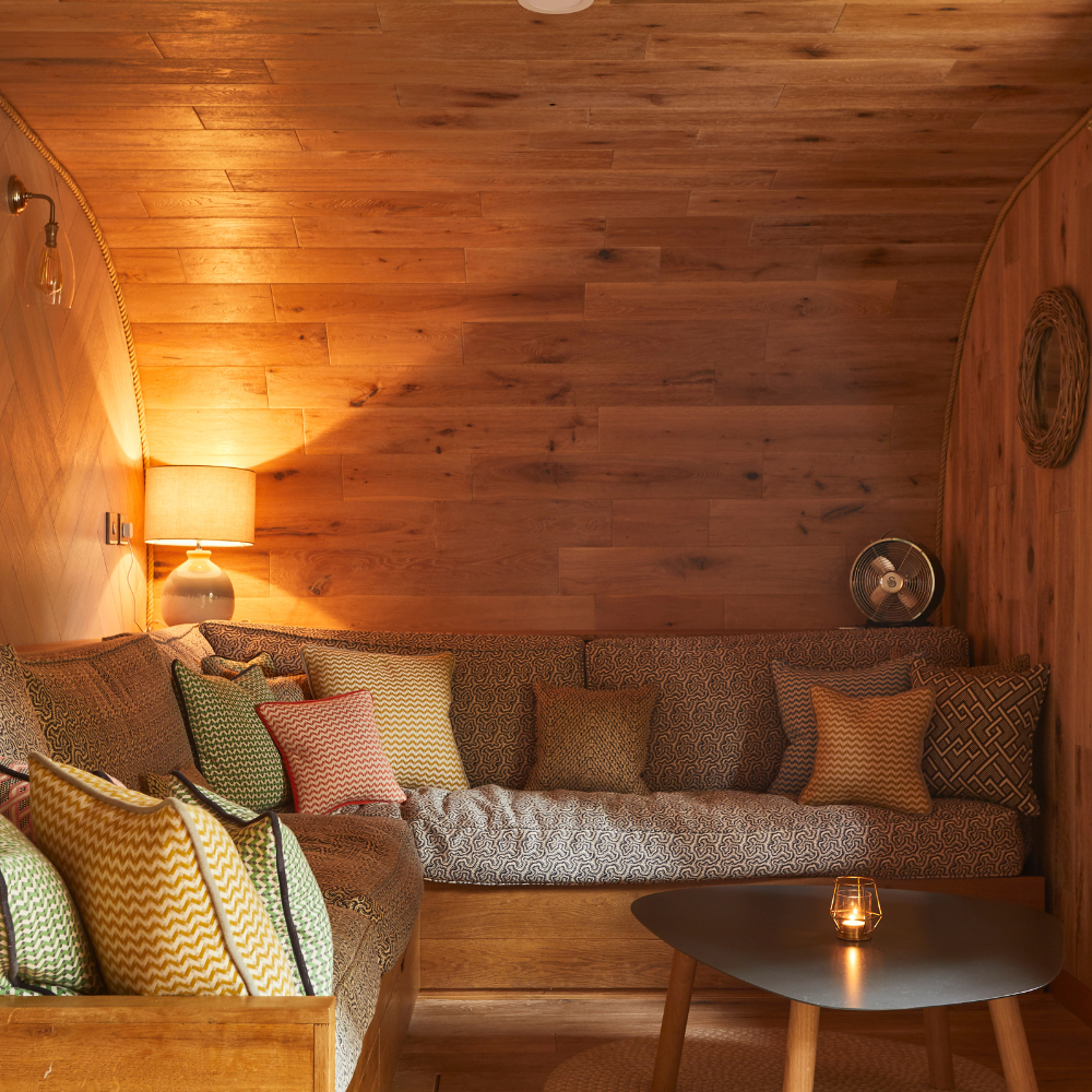 the fish hotel, cotswolds treehouse interior