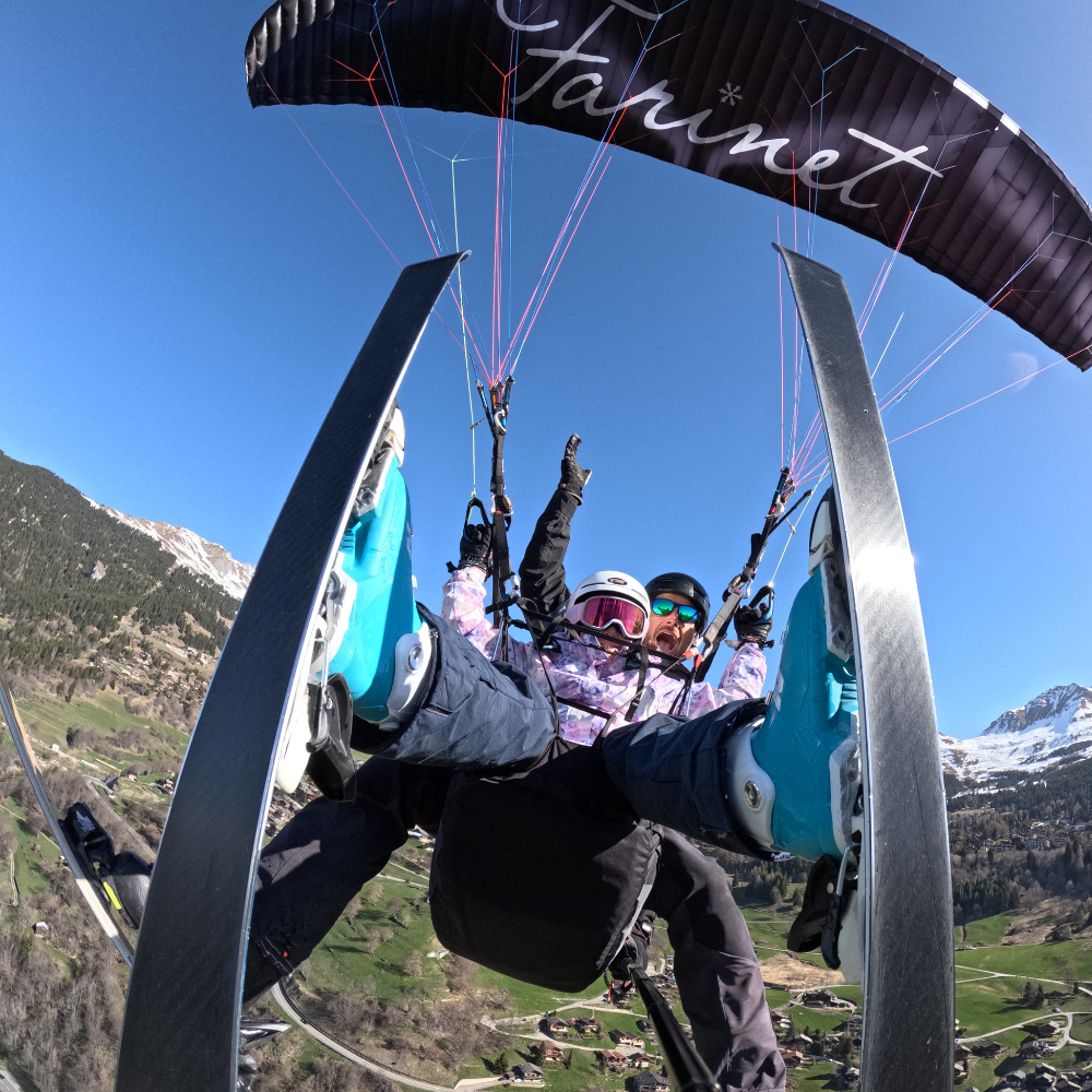 Paragliding in Verbier - Maltila