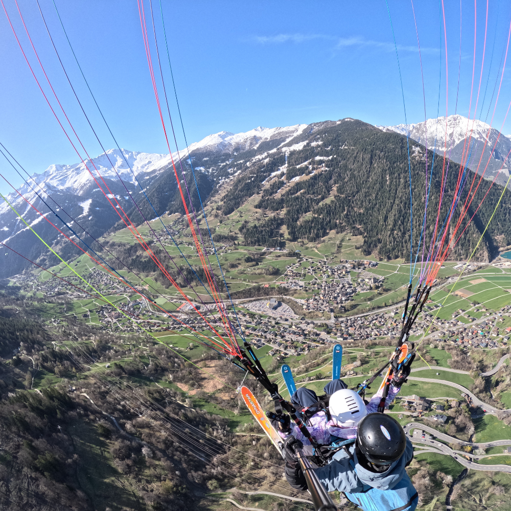Paragliding in Verbier - Maltila