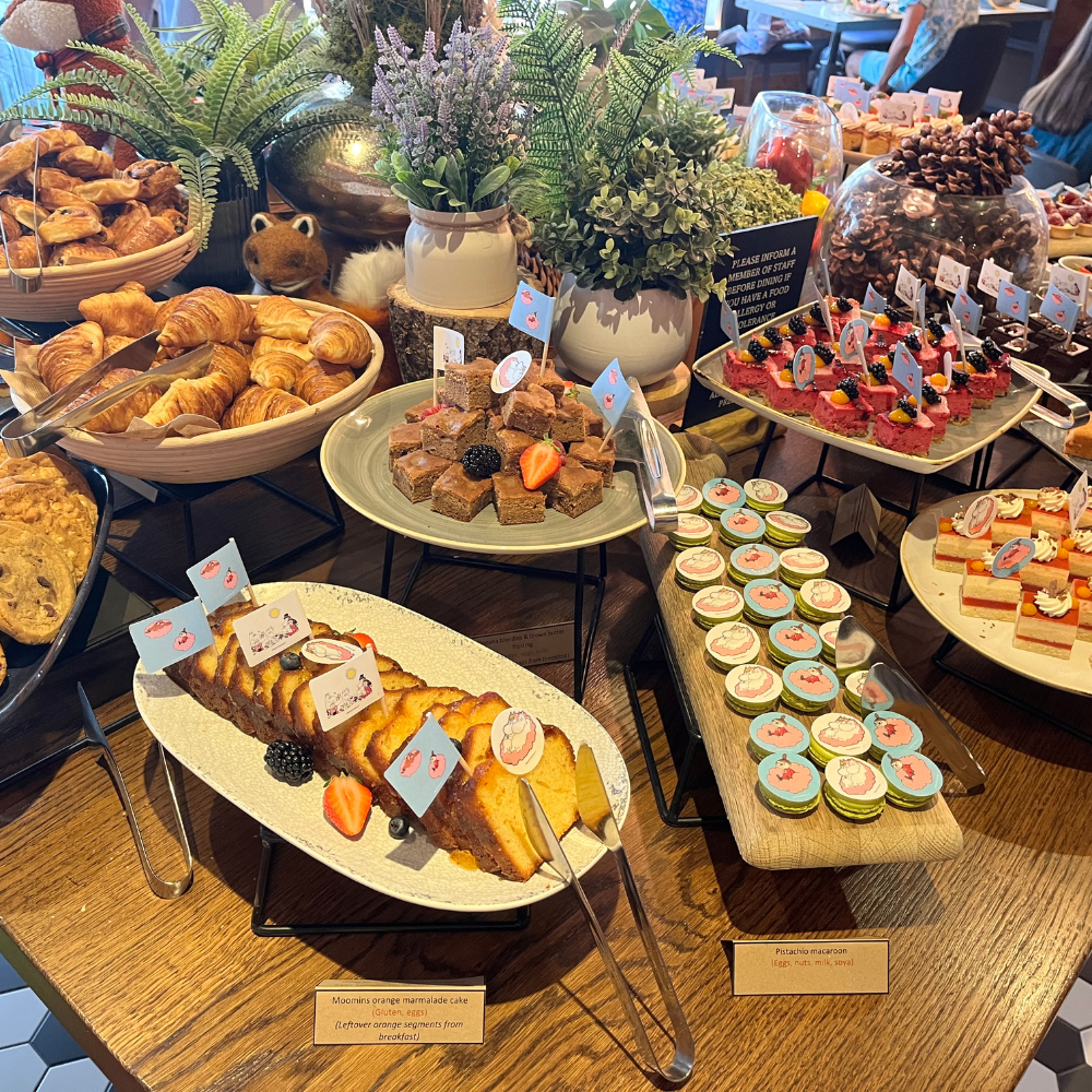 Hilton London Bankside Moomin brunch