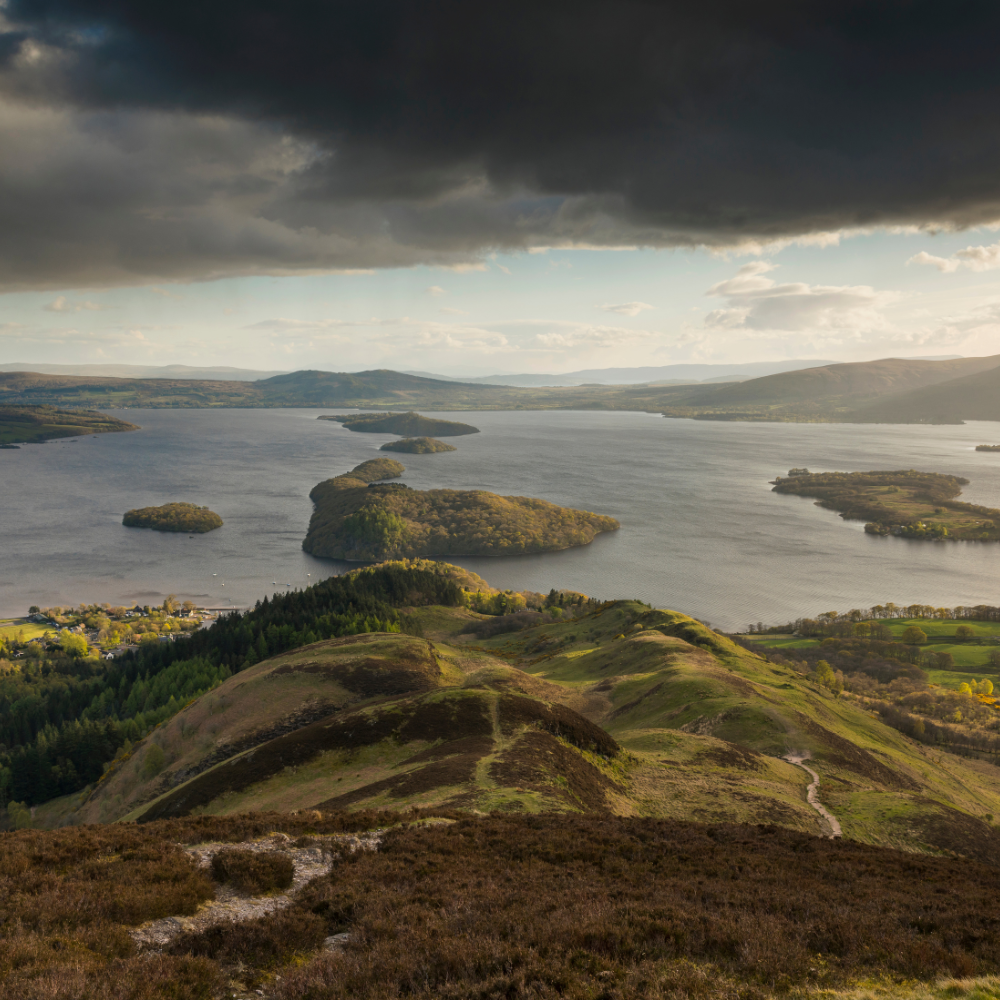 Conic Hill offers rewarding views over the famous loch