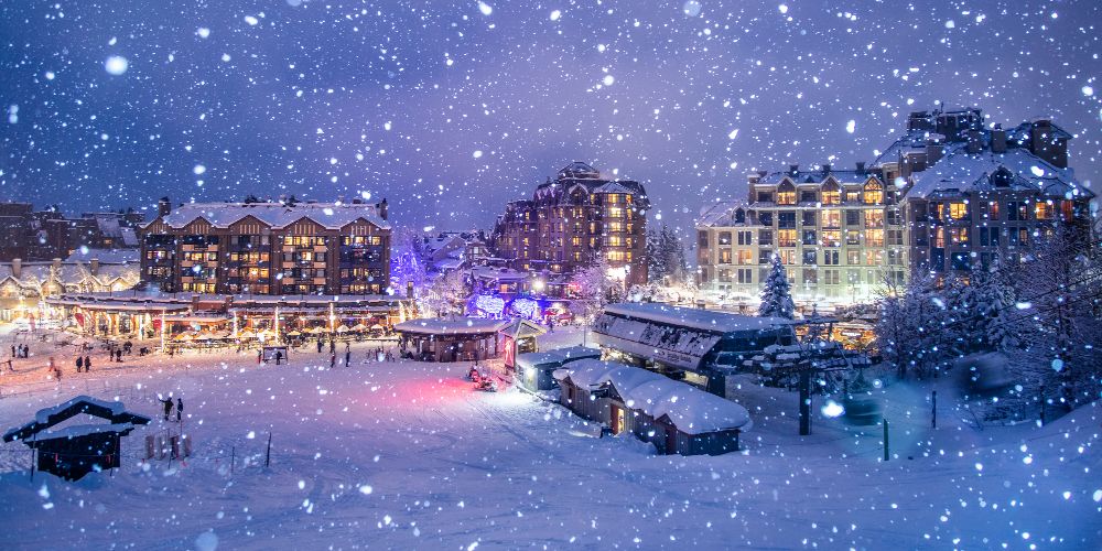 whistler-village-snowy-evening-winter-fairy-lights-apres-ski-family-holiday-fun