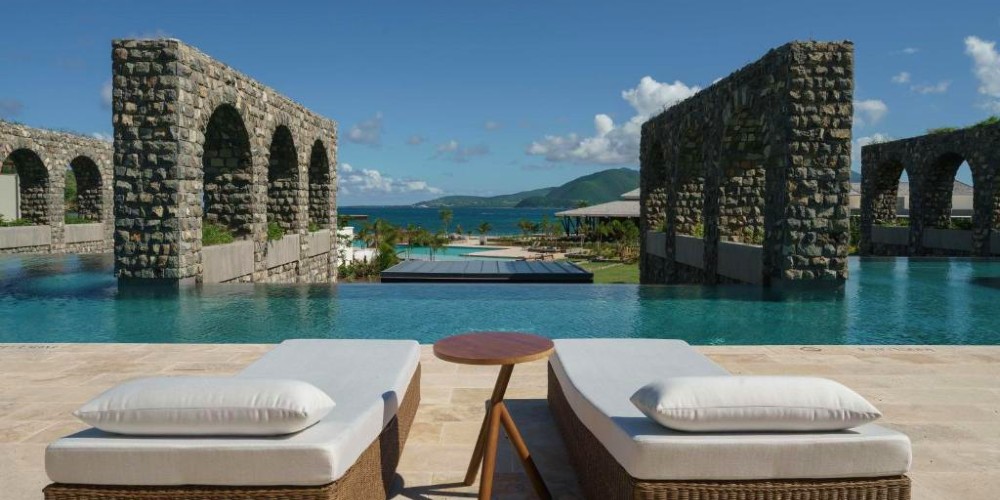 sun-beds-with-sea-view-park-hyatt-saint-kitts-caribbean-best-hotels-for-families-2022