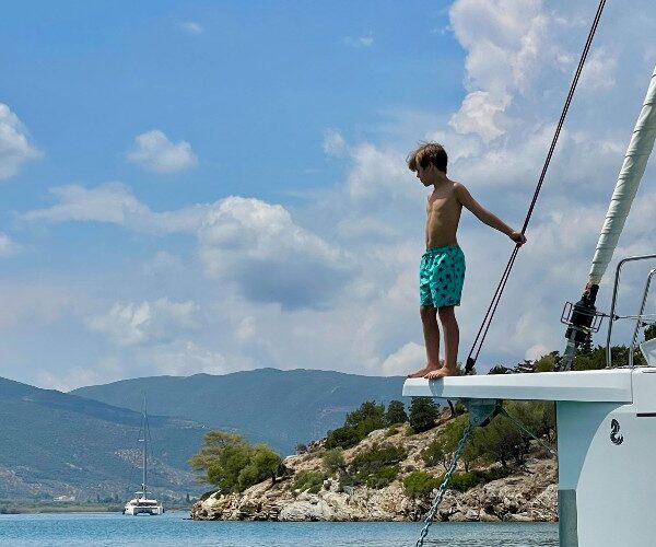 arthur-sturges-bow-of-yacht-greek-sailing-holidays