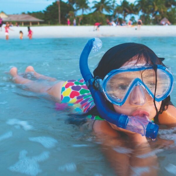 girl-snorkeling-naples-visit-florida-family-vacations