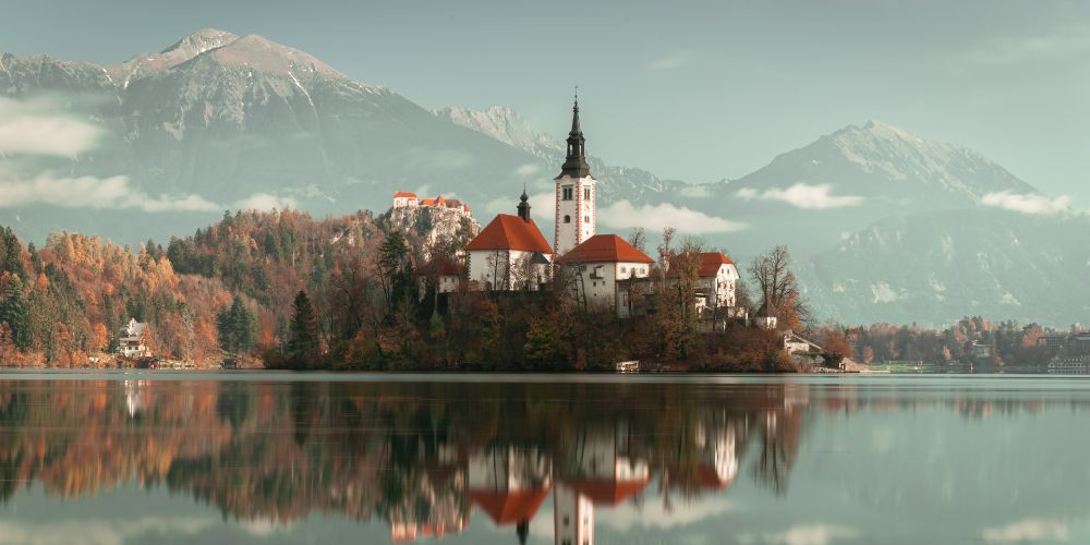 fairy tale European destinations Bled Slovenia