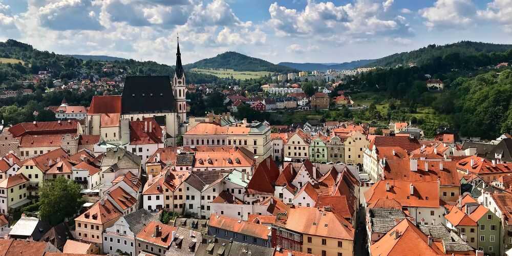 fairy tale European destinations Cesky Krumlov Czech Republic
