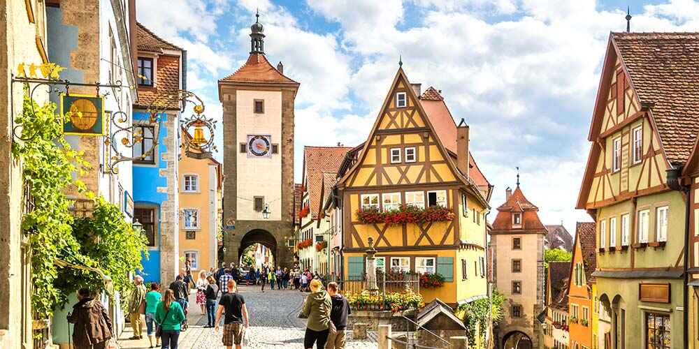 fairy tale European destinations Rothenburg Germany