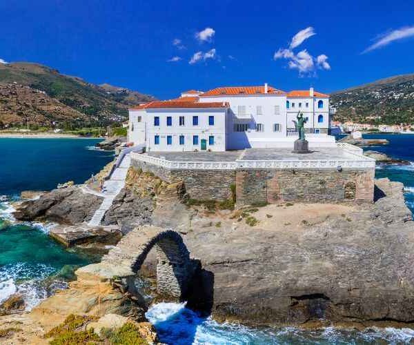 Andros Cyclades Greece