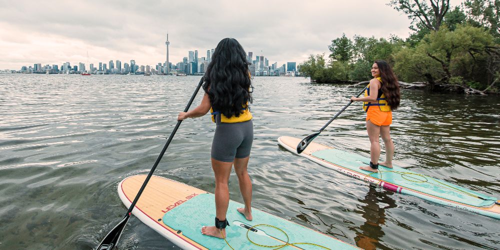 paddleboarding-toronto-island-summer