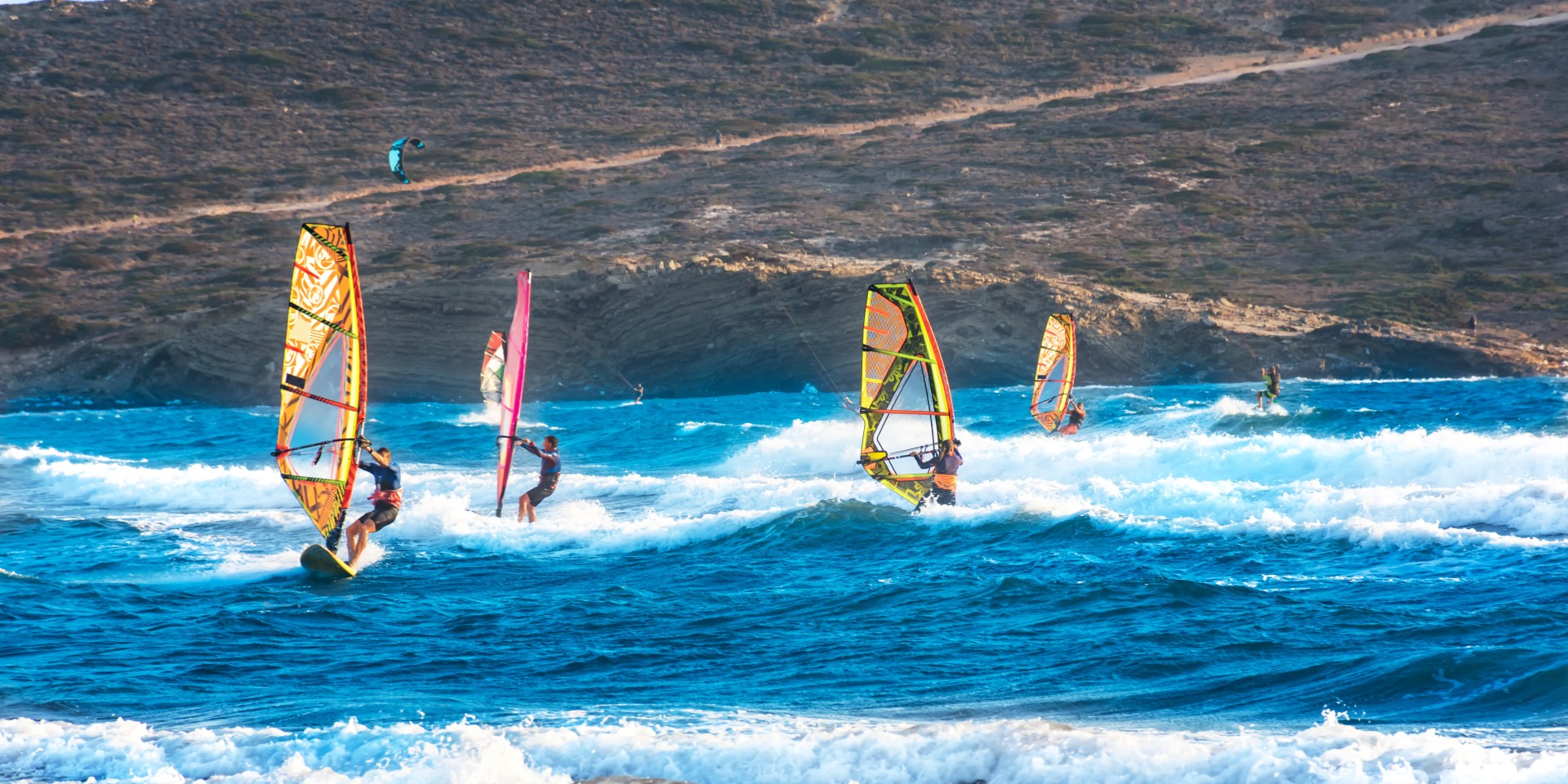 windsurfing-family-vacations-with-teenagers-in-rhodes